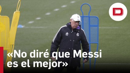 Ancelotti: «No va a salir de mi boca que Messi es el mejor de la historia»