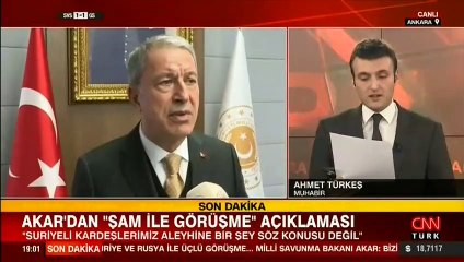 Son dakika haberi: Akar'dan 'Şam ile görüşme' açıklaması