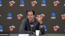 Miami Heat coach Erik Spoelstra on Gabe Vincent's play