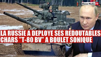 La Russie renforce son armée avec les chars à boulet sonique "T-80 BV"