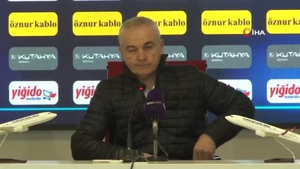 Rıza Çalımbay: "İptal edilen golün sebebi açıklansın"