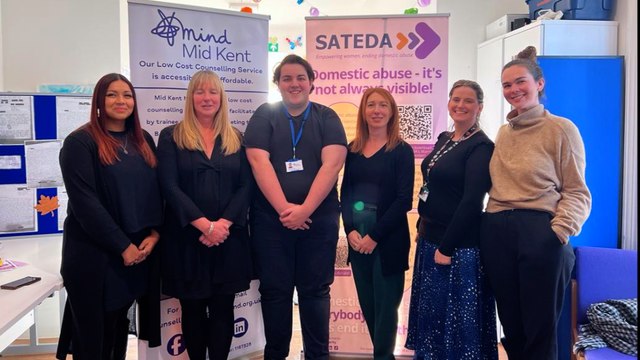 Two Kent charities team up to raise awareness of domestic abuse