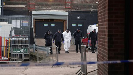 Cody Fisher: Police and forensic officers on scene outside nightclub