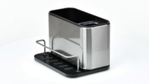 Stainless Steel Sponge Holder Organizer Tidy Drains Water for Kitchen