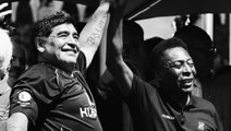 Hayata veda eden Pele ve Maradona'dan futbol şov! İkiliden geriye bu video kaldı