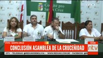 Asamblea de la Cruceñidad determina un paro de 24 horas exigiendo la liberación de Camacho