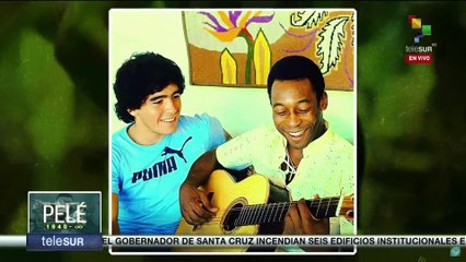 Pelé y Maradona marcaron épocas doradas en el fútbol mundial