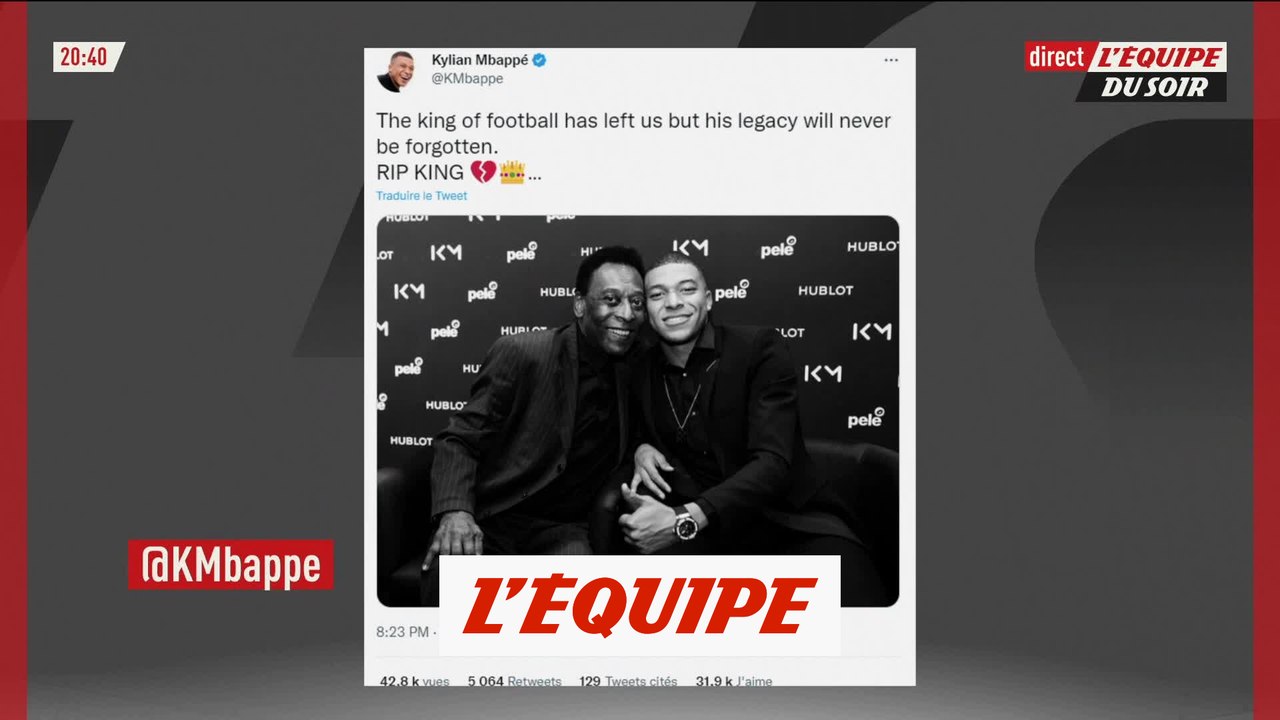 Mbappé, Thiago Silva... de nombreuses réactions à la disparition de Pelé  - Foot - Disparition