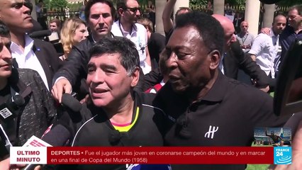 La turbulenta relación entre Pelé y Maradona que concluyo en respeto y amistad