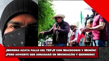 ¡Morena acata decisión del TEPJF con Salgado y Morón. Arrasará en Michoacán y Guerrero, afirma!