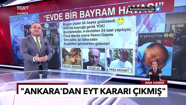 Müjdeyi Aldılar SGK'ya Koştular İşte EYT Sonrası Merak Edilen Her Şey - Ekrem Açıkel İle TGRT Haber