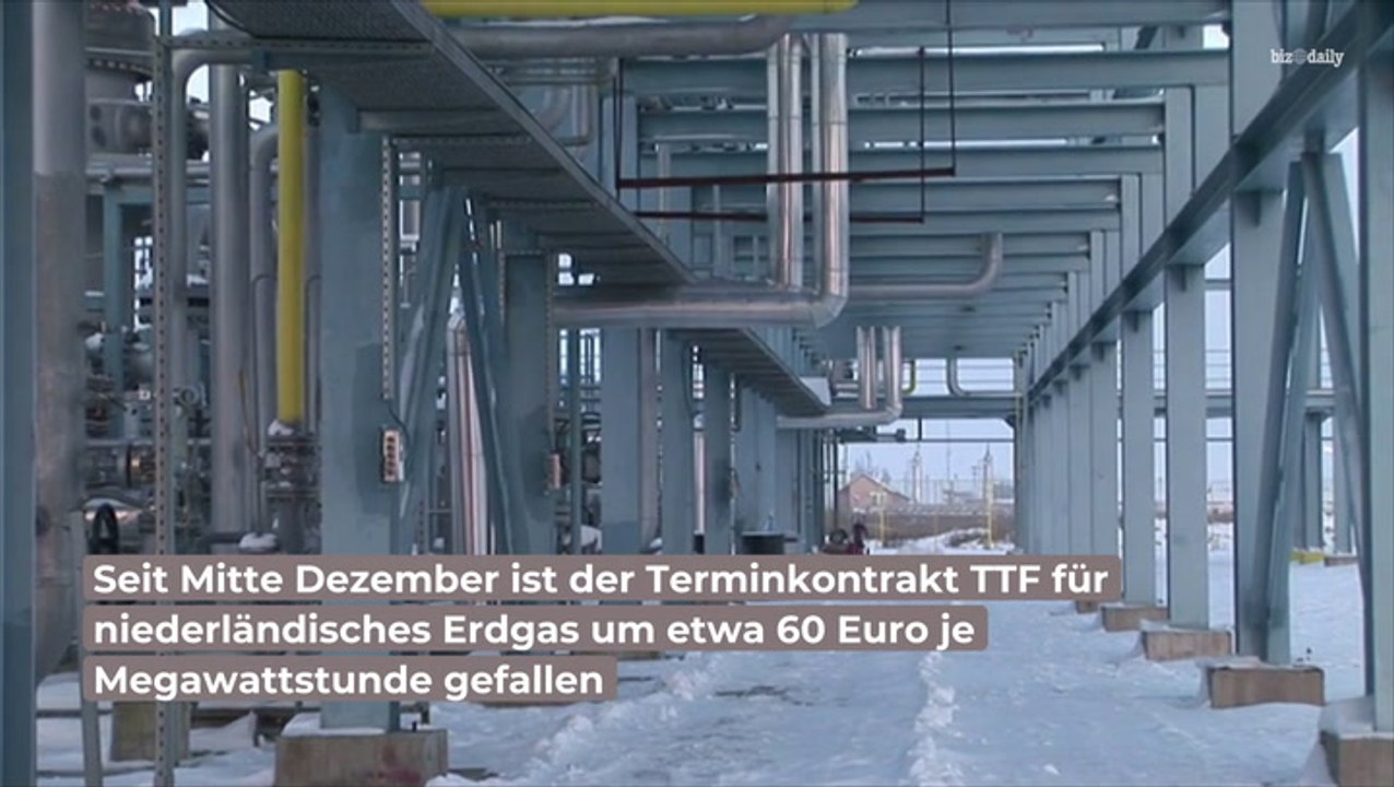 So tief wie lange nicht: Gaspreis ist gefallen