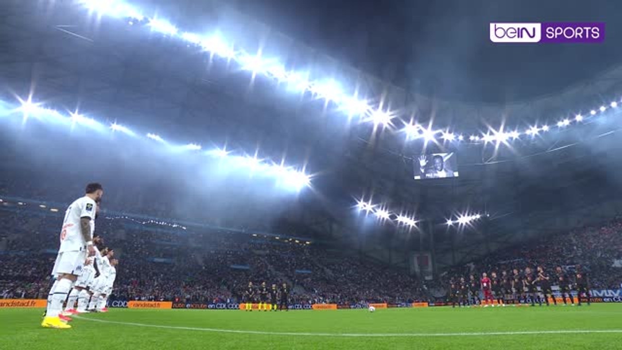 Pele remembered before kick-off between Marseille and Toulouse