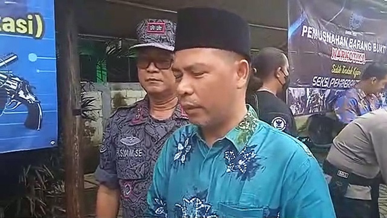 48 Ribu Pil Zenith Dimusnahkan BNNK HSU, Pemilik Masih Buron
