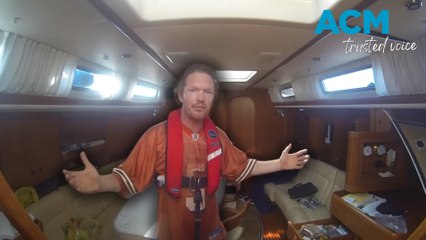 Eerie moment sailor finds 'ghost ship' drifting in the Atlantic Ocean