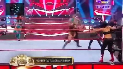 Bayley & Sasha Banks Vs The Kabuki Warriors 1⧸2 7-13-20