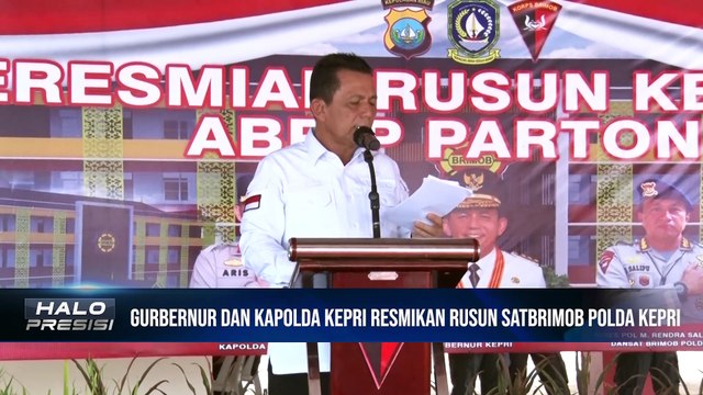 Gurbernur Dan Kapolda Kepri Resmikan Rusun Keluarga Abrip Partono Satbrimob Polda Kepri