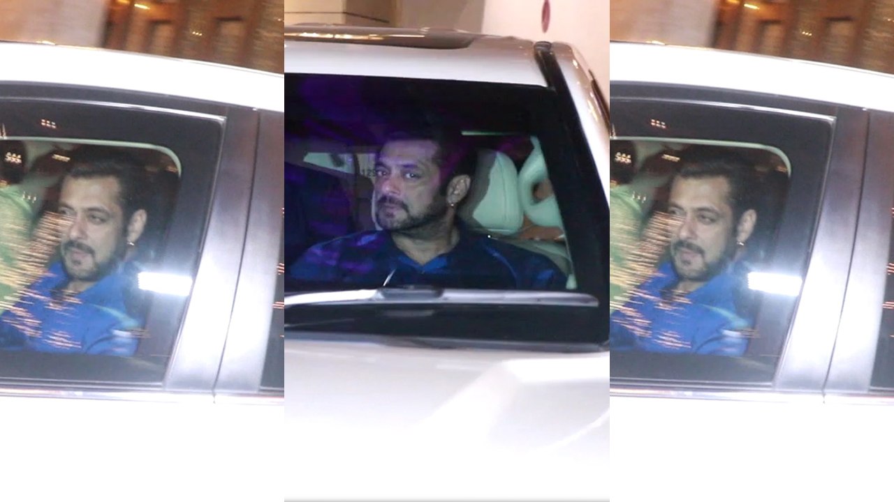 Salman Khan, Shahrukh Khan, Ranbir & Alia Leaving Antilia after Anant ambani Engagement Party