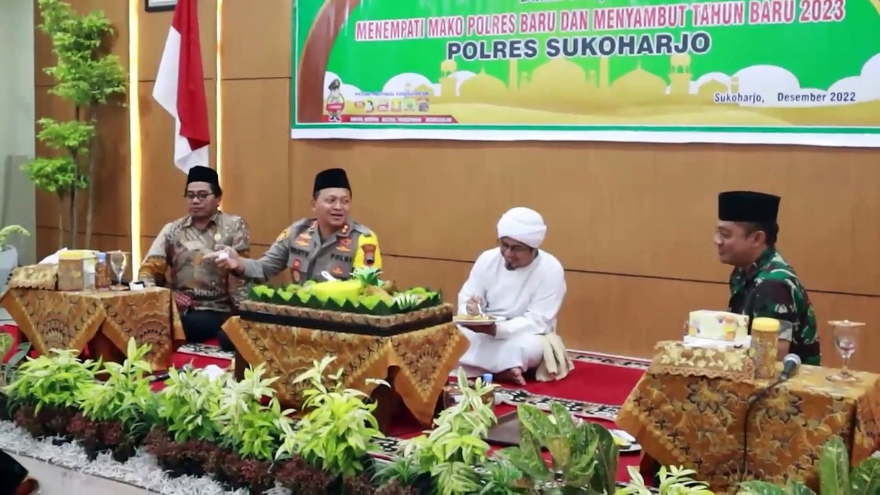 Sambut Tahun Baru 2023, Polres Sukoharjo Gelar Doa Bersama