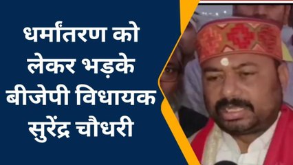 प्रयागराज: धर्मांतरण पर बीजेपी विधायक का पारा हाई, बोले-कुलपति आरबी लाल का दिमाग कर दूंगा फ्राई