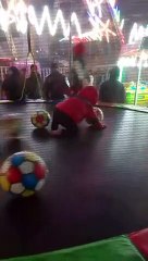 Kids enjoying in jumping with balls #jumpingwithballs #ritu84