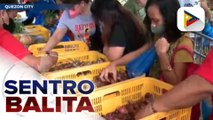 Mga nais makabili ng P170 per kilo na sibuyas, dagsa sa Kadiwa ng Pasko stall sa Quezon Memorial Circle