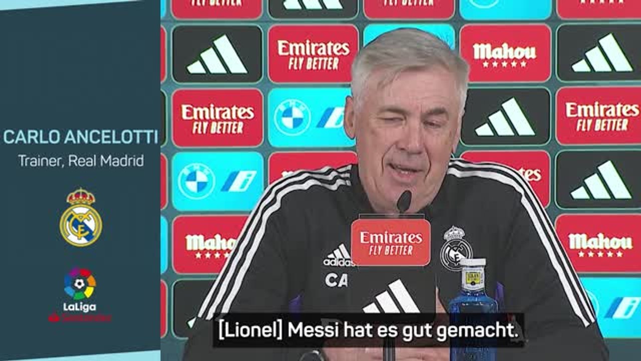 Messi der GOAT? Ancelotti: 'Finde ich nicht fair'