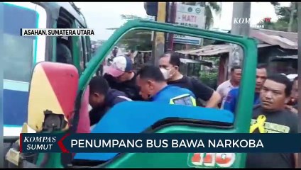 Seorang Penumpang Bus Ditangkap karena Kedapatan Bawa Sabu