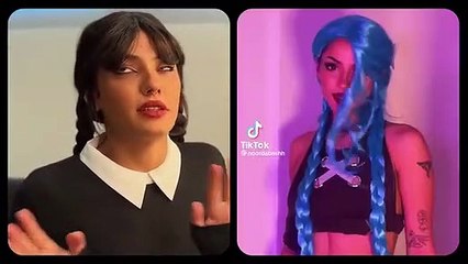 Jenna Ortega Surprises a Wednesday Cosplayer  Netflix