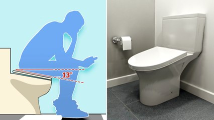 Des toilettes inclinées conçues pour être inconfortables et raccourcir les pauses des employés