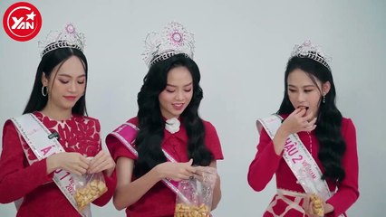 Giao lưu Top 3 Hoa hậu Việt Nam: Thanh Thủy lo lắng vì phải kế nhiệm Đỗ Hà, Á hậu 2 hát quá hay