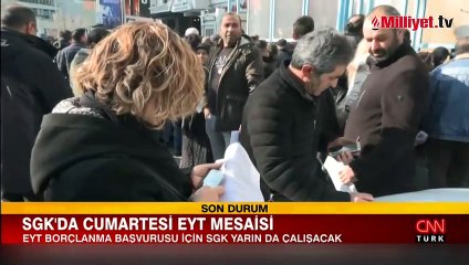 SGK'dan EYT mesaisi! Çalışma saatleri değişti