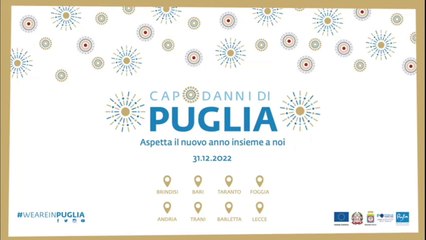 Emiliano "Con i Capodanni di Puglia sinergia tra Regione e i Comuni"