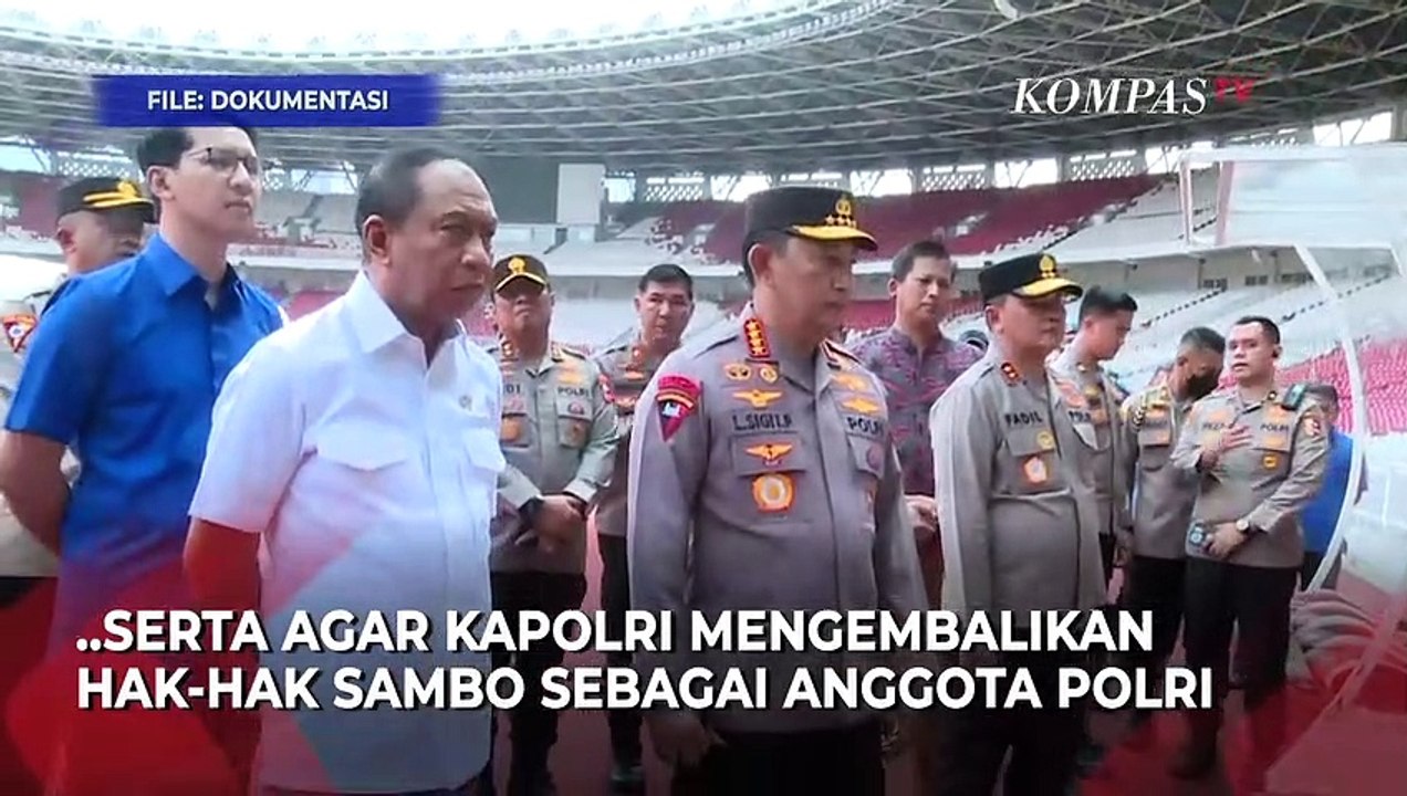 Kompolnas Soal Sambo Gugat Jokowi Dan Kapolri Mengada Ada Ptdh Sudah Tepat Video Dailymotion