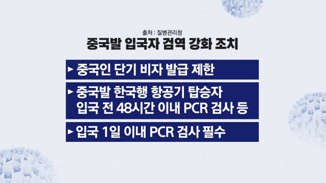 [뉴있저] 정부 중국발 입국, 코로나 검사 의무화 ...새해 코로나19 전망은? / YTN