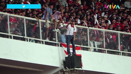 Suporter Naik Sound SUGBK Saat Laga Indonesia Vs Thailand