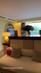 Nabilla dévoile sa chambre de rêve à Saint-Barth