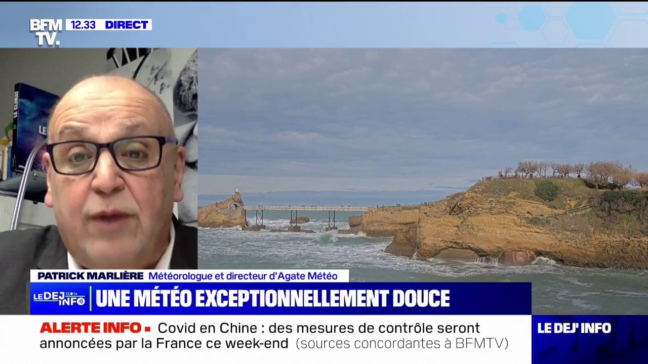 "Ce sont des températures qu'on est en droit d'attendre plutôt fin avril, début mai", explique Patrick Marlière, météorologue