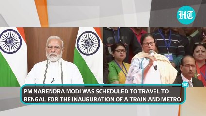 Mamata Banerjee nearly in tears as she addresses PM Modi; 'Take rest, I am sorry'
