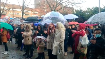 Manifestación en defensa de las urgencias pediátricas