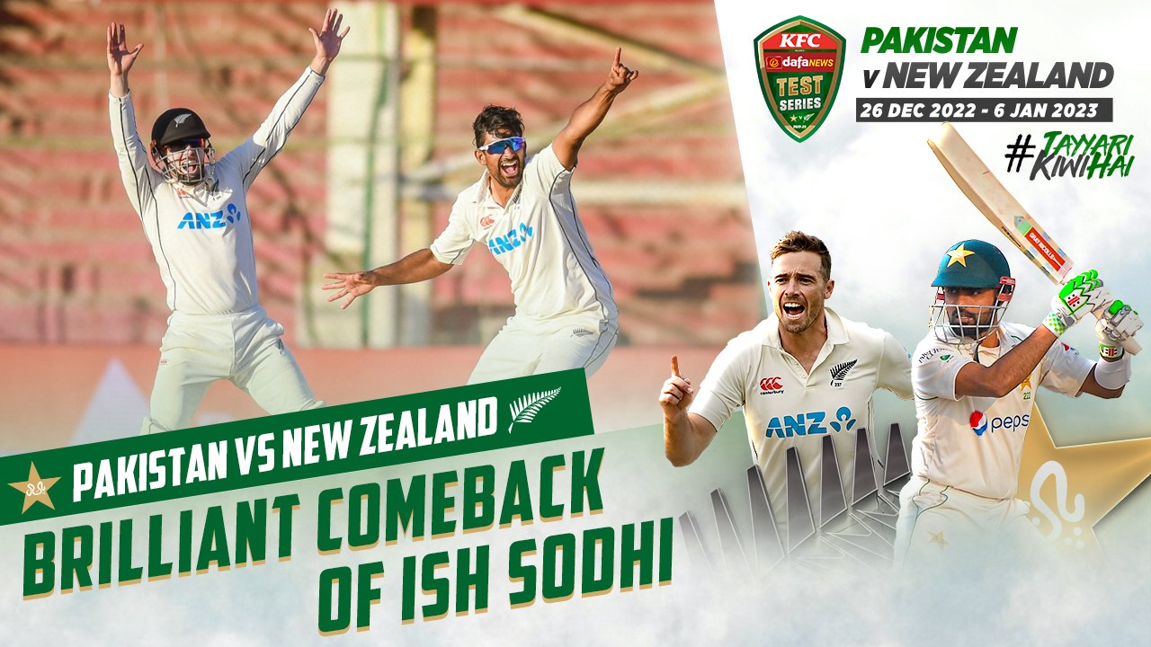 Brilliant Comeback of Ish Sodhi | Pakistan vs New Zealand | 1st Test Day 5 | PCB | MZ2L