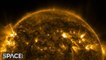 Solar 'Yule Log' For The Holidays! Amazing Sun Views From A NASA Spacecraft