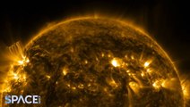 Solar 'Yule Log' For The Holidays! Amazing Sun Views From A NASA Spacecraft