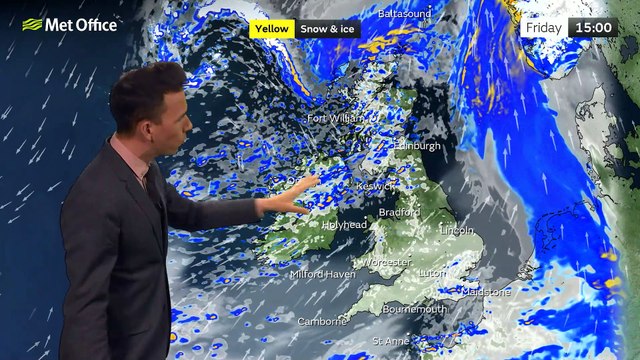Met Office Afternoon Weather forecast 30/12/22 - Unsettled, with further rain