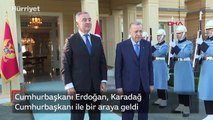 Cumhurbaşkanı Erdoğan, Karadağ Cumhurbaşkanı ile bir araya geldi