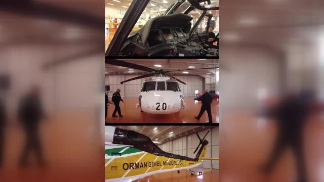 Bakan Kirişci: Tusaş ve Sikorsky Tarafından Ortak Üretilen İlk Yangın Söndürme Helikopterini Ogm Envanterine Dahil Ettik