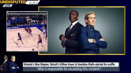 UNDISPUTED_ Pistons-Magic fight_ Killian Hayes should be suspended for the rest of the year -Shannon