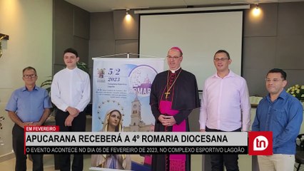 Apucarana se prepara para receber a 4º Romaria Diocesana
