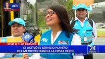 Buses del Metropolitano y Corredores brindan servicio a playas de la Costa Verde