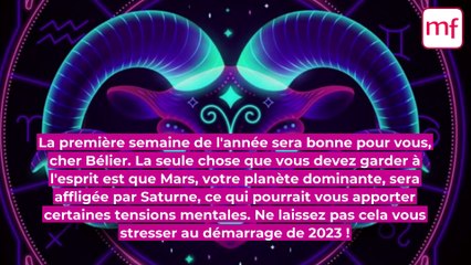 Horoscope de la semaine du 2 au 8 janvier 2023